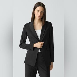 Theory Suit in Good Wool - Black (Etienne Blazer Sz 4 and Treeca Pant Sz 2)